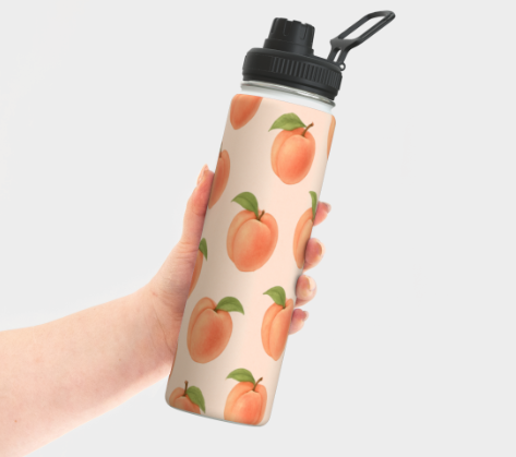 Bouteille acier inoxydable - Ambiance Belles Pêches – Image 2