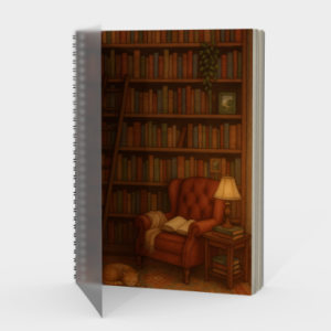 Carnet à spirale -  Bibliothèque de rêve