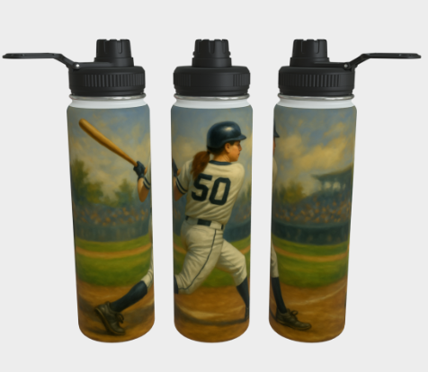 Bouteille acier inoxydable - Baseball