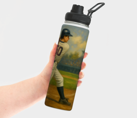Bouteille acier inoxydable - Baseball – Image 2