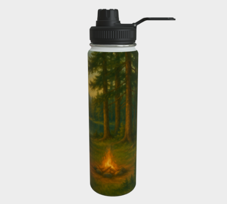 Bouteille acier inoxydable - Camping sauvage – Image 4