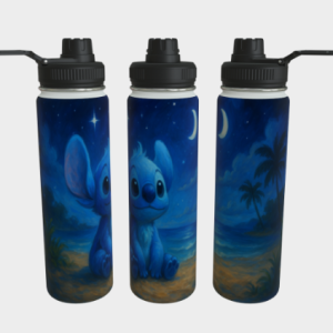 Bouteille acier inoxydable - Inspiration Extraterrestre bleu ;-)