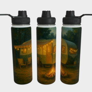 Bouteille acier inoxydable - Roulotte au paradis