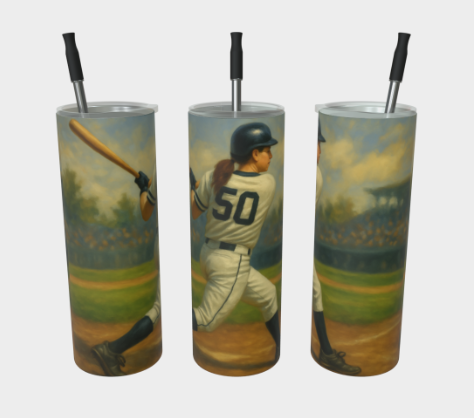 Gobelet acier inoxydable - Baseball