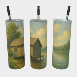 Gobelet acier inoxydable - Chalet au calme