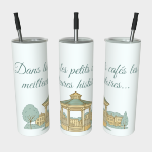 Gobelet en acier inoxydable - Dans les petits cafés les meilleures histoires