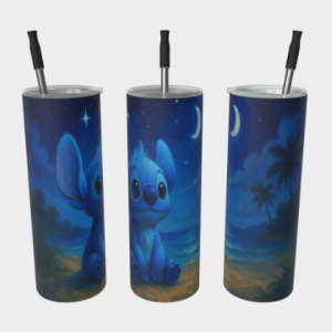 Gobelet acier inoxydable - Inspiration Extraterrestre bleu ;-)