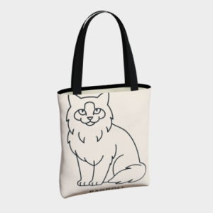Sac Fourre-tout - Ragdoll Minimaliste (beige)