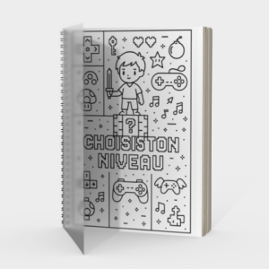 Carnet à spirale -  Choisis ton niveau à colorier