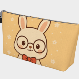 Coffre à crayons - Lapin à lunettes