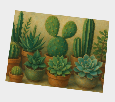 Napperons – Cactus