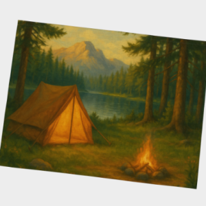 Napperons – Camping sauvage