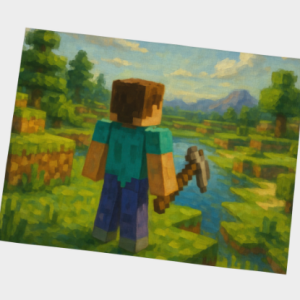 Napperons – Inspiration Minecraft
