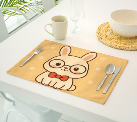 Napperons – Lapin à lunettes – Image 2